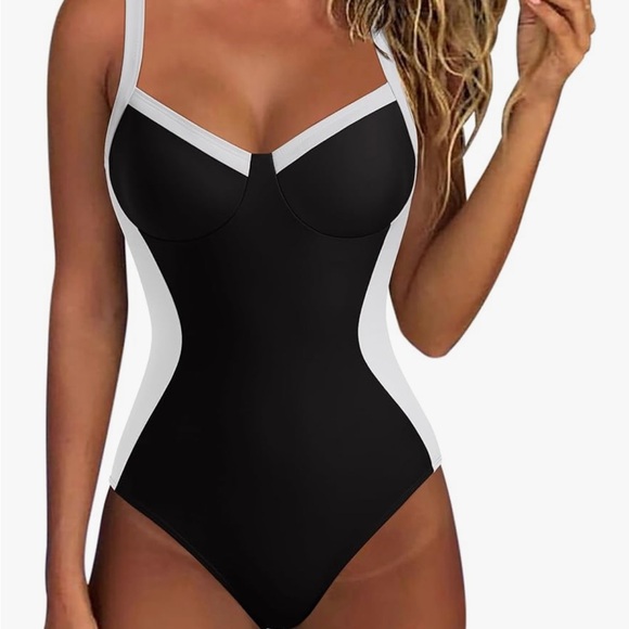 Other - Black and White Women's Swimsuit